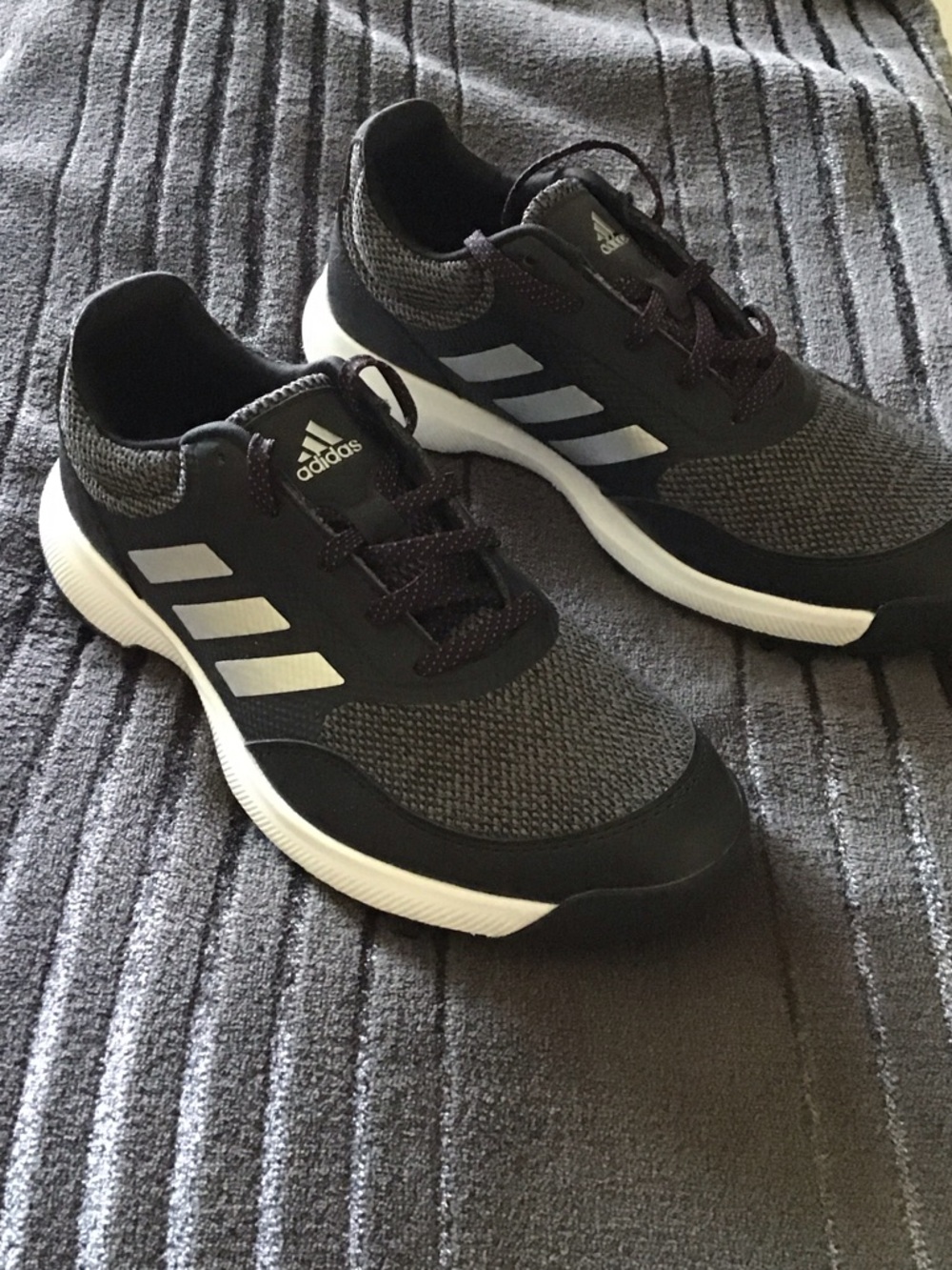 Women’s adidas Black & Gray Golf Shoes